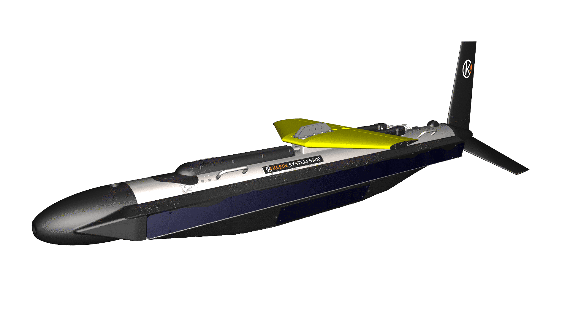 5900 with a High-Resolution, Dynamically Focused, Multi-Beam Side Scan Sonar